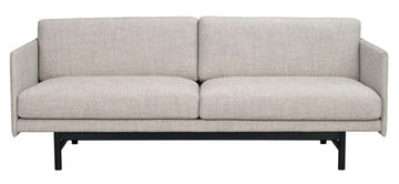 RO Hammond 3-Seater Sofa Grey/Black
