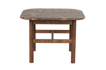 RO Hammond Coffee Table 62x62 Marble Brown/Brown
