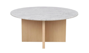 RO Brooksville Coffee Table Round White/Whitewash