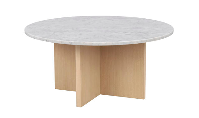 RO Brooksville Coffee Table Round White/Whitewash