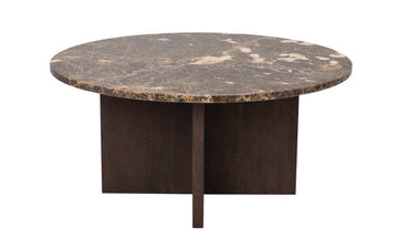 RO Brooksville Coffee Table Round Brown/Brown