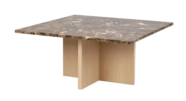 RO Brooksville Coffee Table Square Brown/Whitewash
