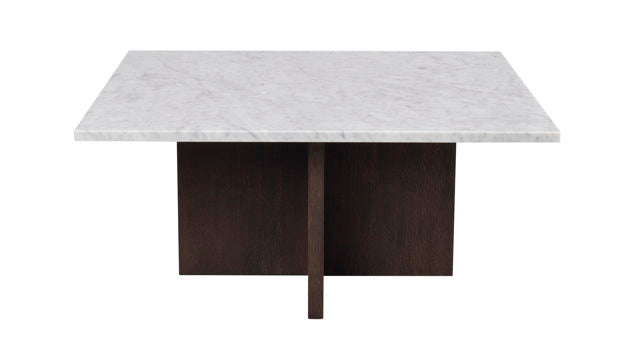 RO Brooksville Coffee Table Square White/Brown