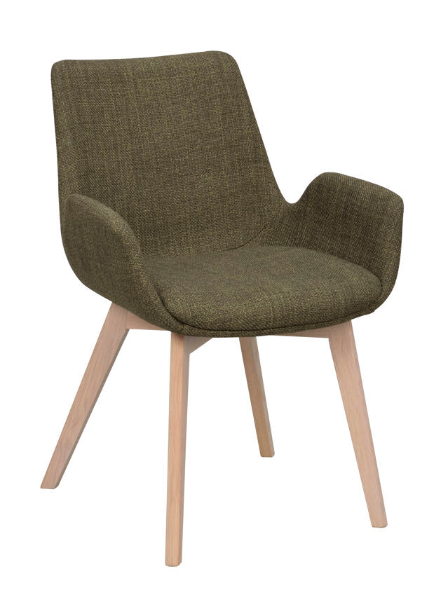 RO Drimsdale Arm Chair Green/Whitewash