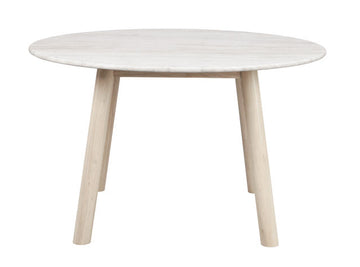 RO Taransay Dining Table Beige/Whitewash