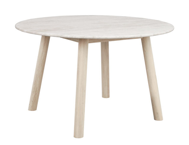 RO Taransay Dining Table Beige/Whitewash
