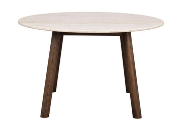 RO Taransay Dining Table Beige/Brown