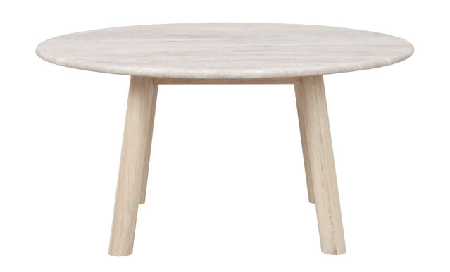 RO Taransay Coffee Table 90x90 Beige/Whitewash