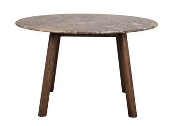 RO Taransay Dining Table Marble Brown/Brown