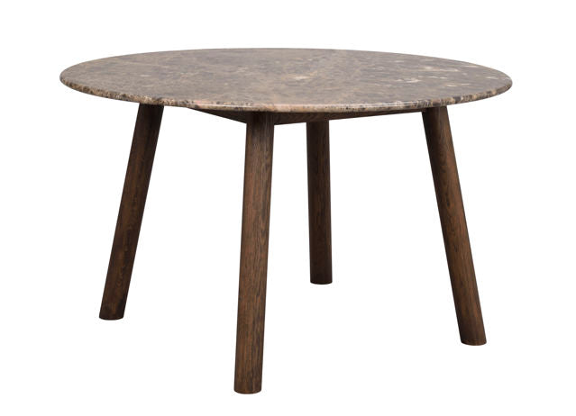 RO Taransay Dining Table Marble Brown/Brown