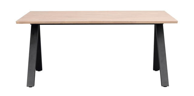 RO Carradale Extending Dining Table V 170x100 Whitewash/Black