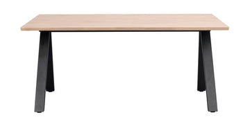 RO Carradale Extending Dining Table V 170x100 Whitewash/Black
