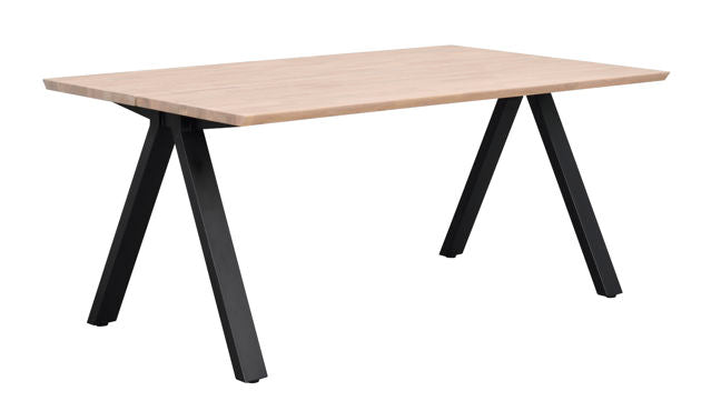 RO Carradale Extending Dining Table V 170x100 Whitewash/Black