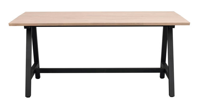 RO Carradale Extending Dining Table A 170x100 Whitewash/Black