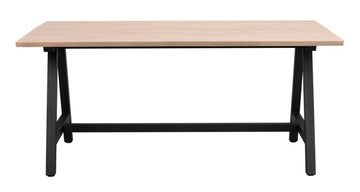 RO Carradale Extending Dining Table A 170x100 Whitewash/Black
