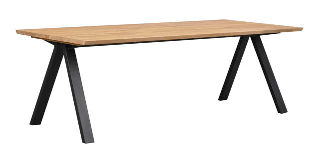 RO Carradale Extending Dining Table V 220x100 Oak/Black