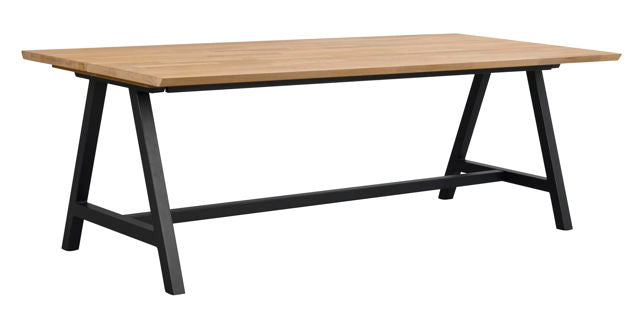 RO Carradale Extending Dining Table A 220x100 Oak/Black