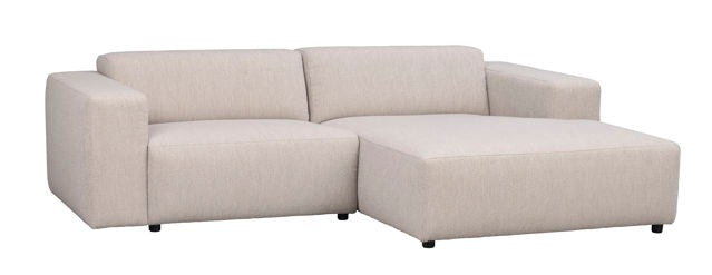 RO Willard 3-Seater R-Sofa Light Beige