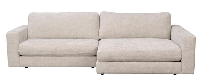 RO Duncan 3-Seater R-Sofa Light Grey