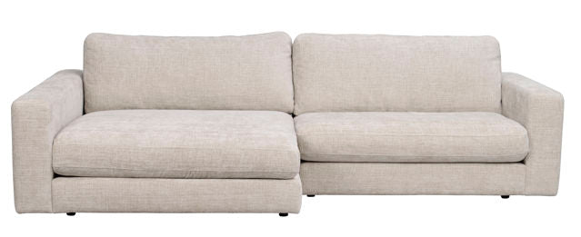 RO Duncan 3-Seater L-Sofa Light Grey