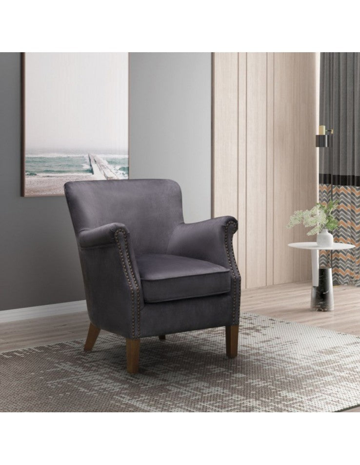 AM Harlow Vintage Charcoal Grey