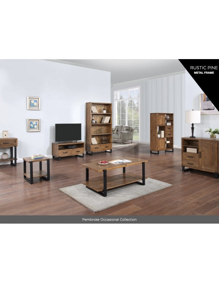 AM Pembroke Coffee Table + Shelf