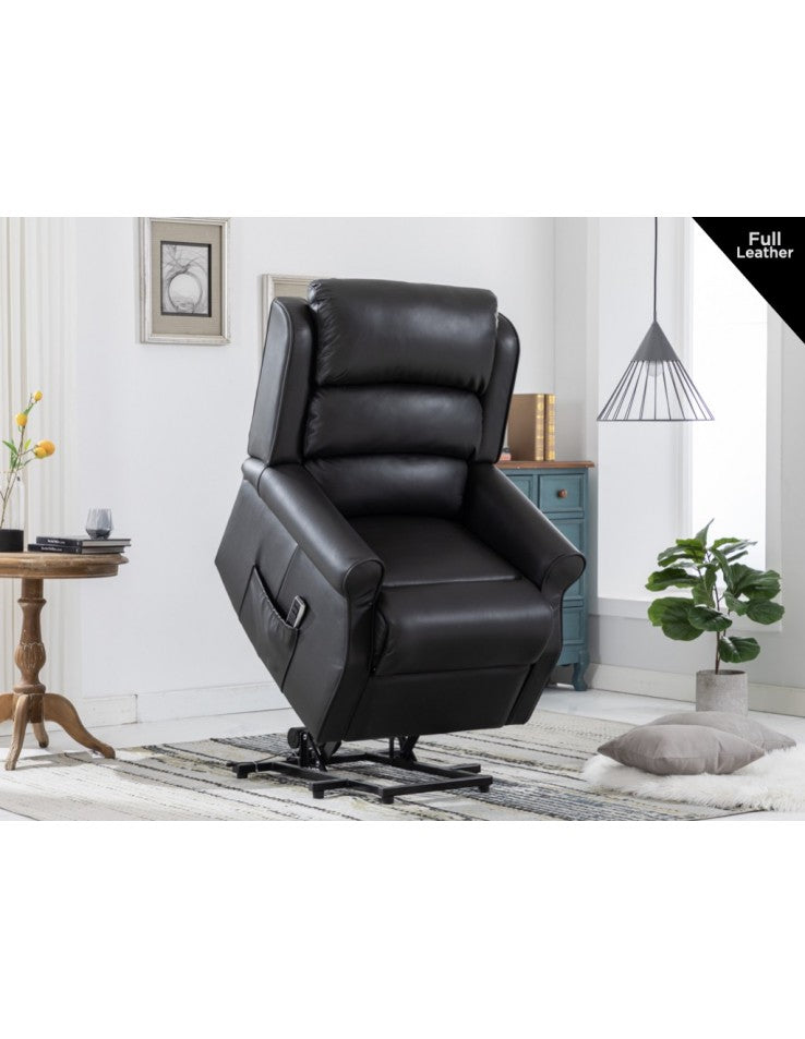 AM Windsor L&T Dual Motor Black Leather