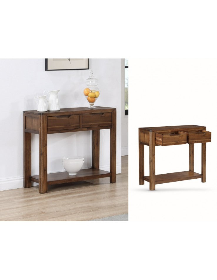 AM Monterey 2 Drawer Console Table