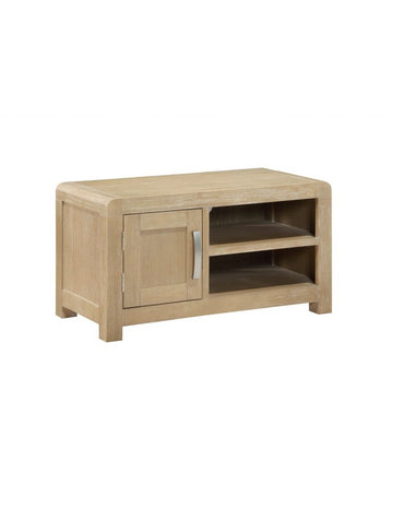 AM Tennessee Washed Oak Small TV Unit