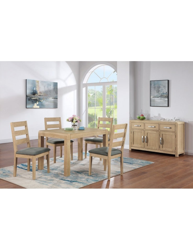 AM Tennessee Washed Oak Dining Chair