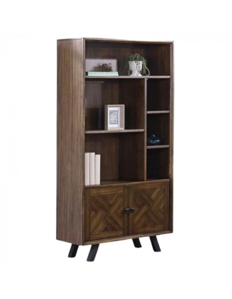 AM Nevada Large Bookcase 2 Door