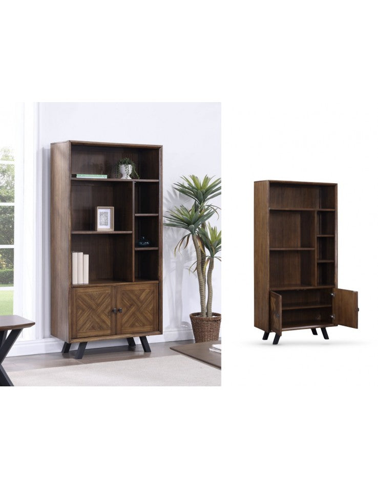 AM Nevada Large Bookcase 2 Door