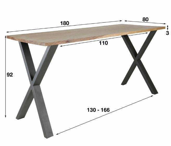 ZI Daytona Bar Table Dark Grey