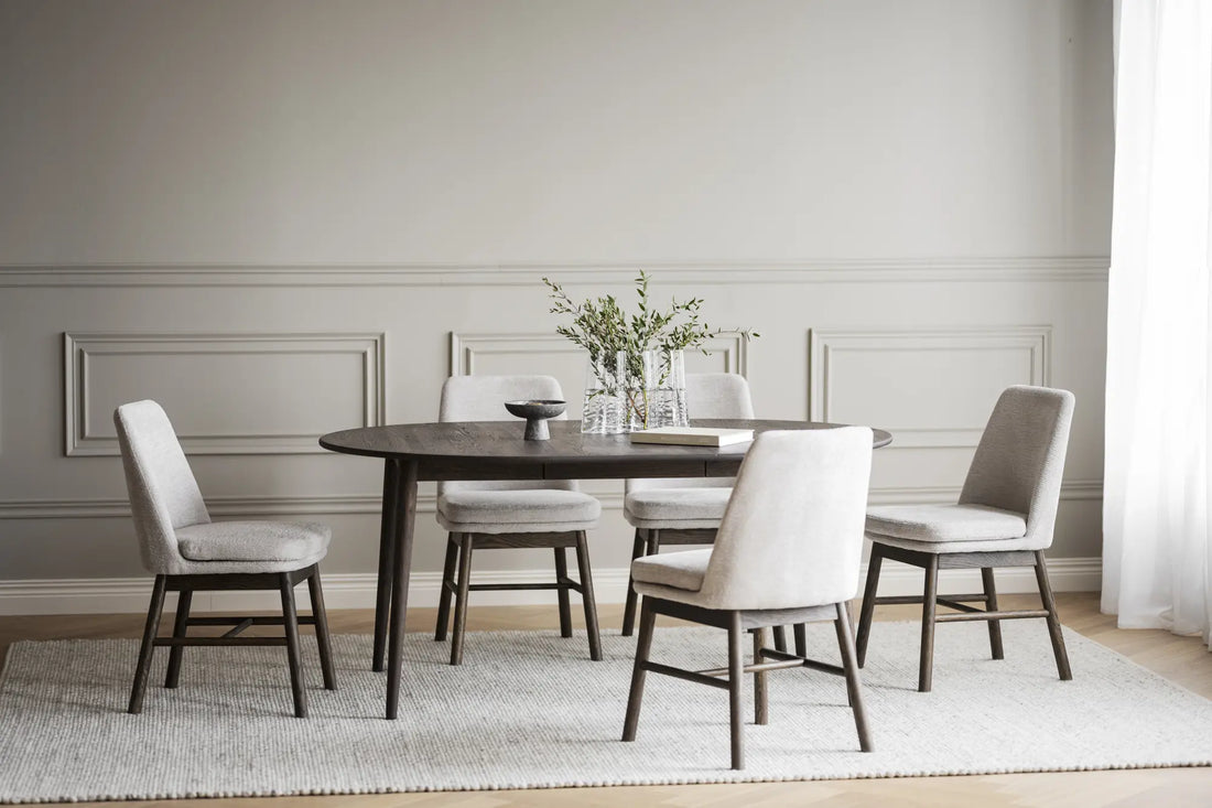 Tyler Dining Table, Brown, 170x105 cm