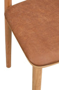 Rowico Home Wolcott Dining Chair Set of 2 Oak/Brown 17.7x19.3x33.1 in