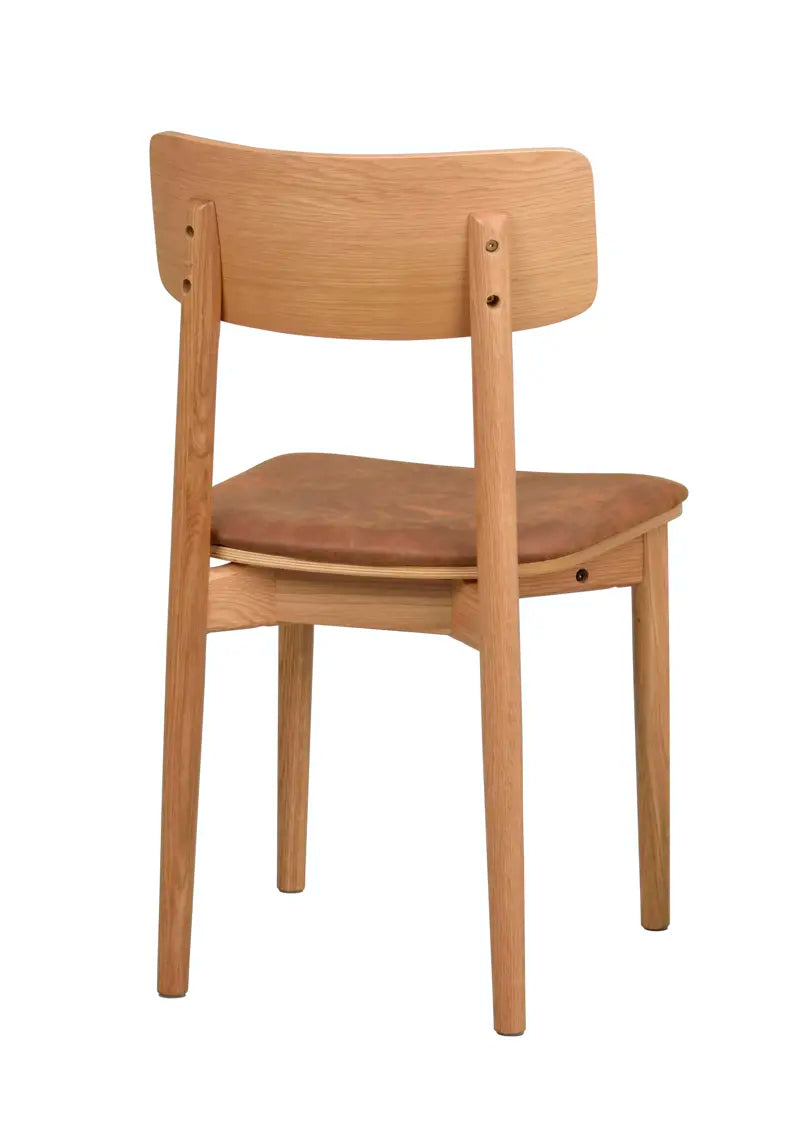 Rowico Home Wolcott Dining Chair Set of 2 Oak/Brown 17.7x19.3x33.1 in
