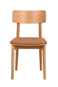 Rowico Home Wolcott Dining Chair Set of 2 Oak/Brown 17.7x19.3x33.1 in