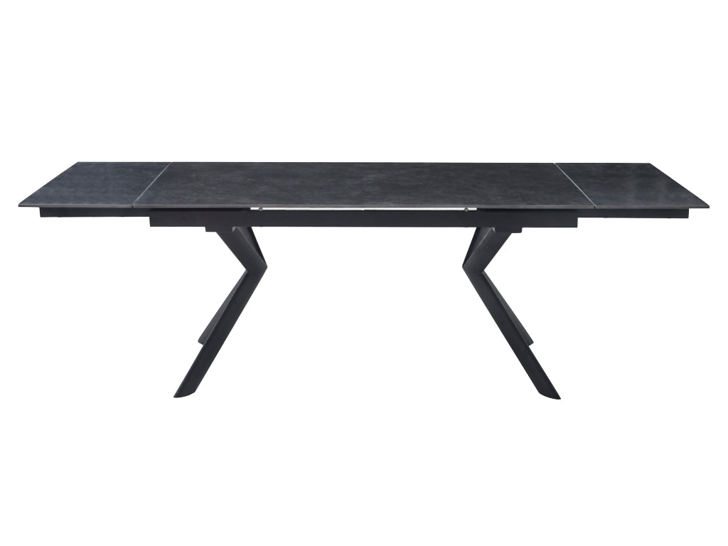 Vetor 160cm Extension Dining Table in Dark Grey
