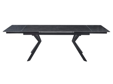 Vetor 160cm Extension Dining Table in Dark Grey