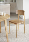 Rowico Home Wolcott Dining Chair Set of 2 Oak/Brown 17.7x19.3x33.1 in