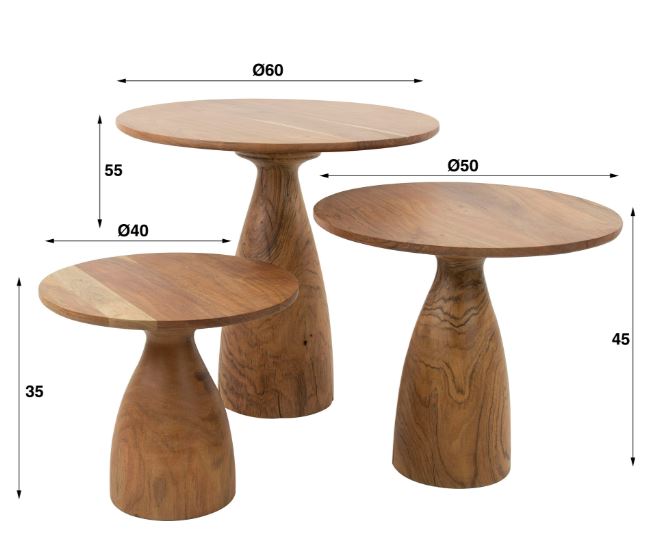 ZI Ava Nesting Tables Natural