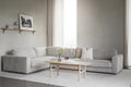 Rowico Home Duncan Corner Sofa 2+3-Seater Open End Left Robin #01 Light Grey 345x233x78 cm