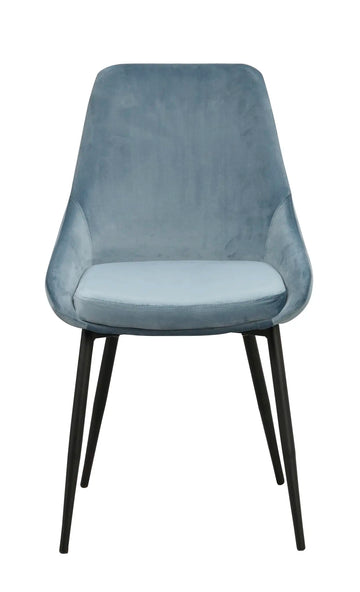 Sierra Dining Chair Blue Velvet