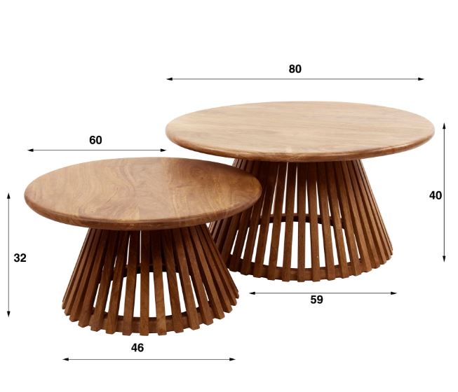 ZI Tweak Coffee Table Conisch Sand