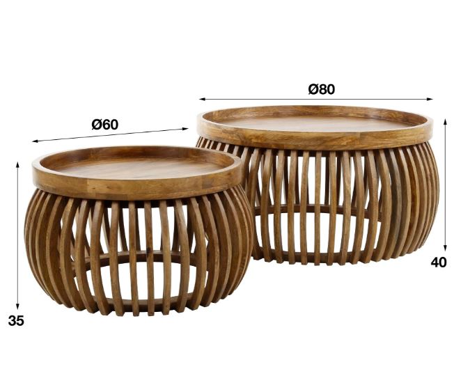 ZI Tweak Nesting Tables Curve Sand