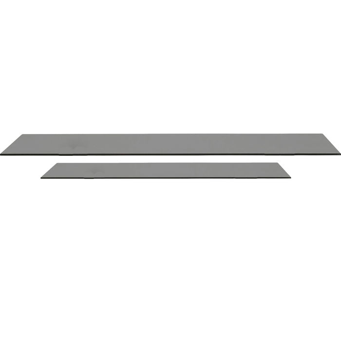 Glas Set Polar 8mm Tempered Glas Smoke 130x65