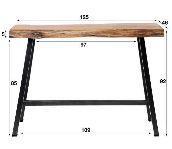 ZI Etta Bar Table Black