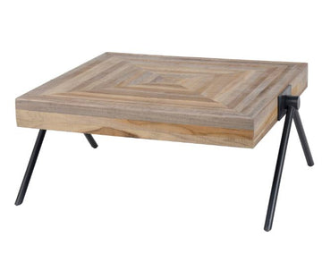 ZI Teca Coffee Table Square 70cm Natural