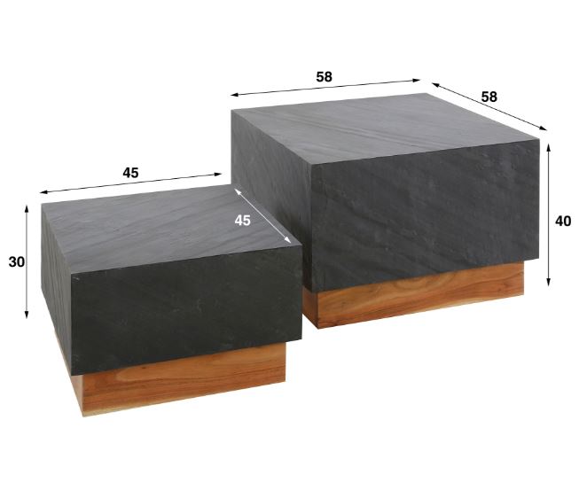 ZI Blox Coffee Table Natural