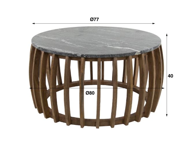 ZI Midnight Coffee Table Black